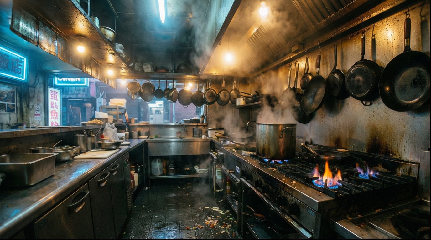 屋台通りの食堂