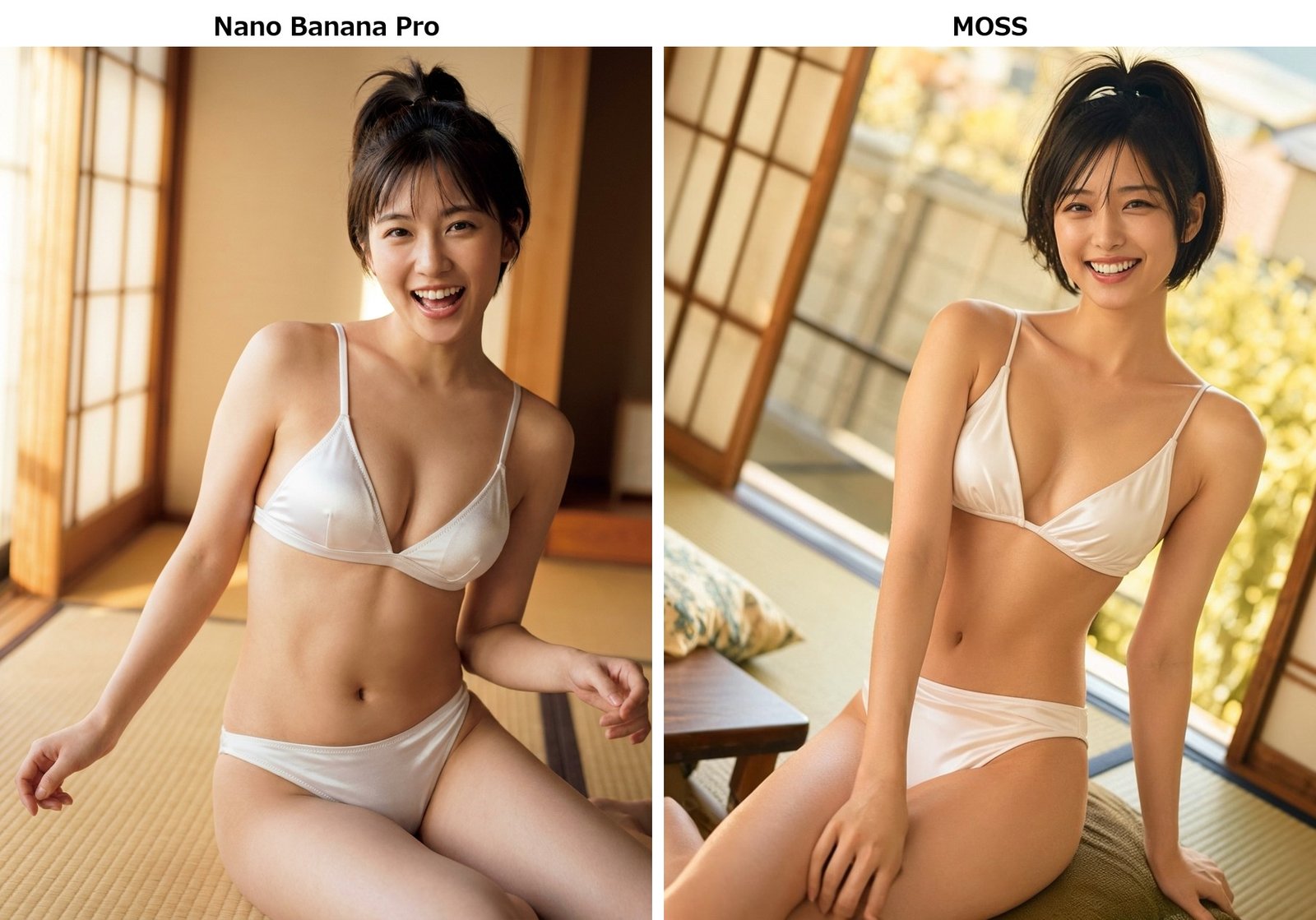 和室で座る