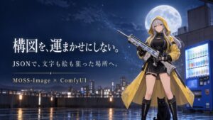 MOSS-Imageの使い方｜ComfyUIとJSONで、構図を狙いどおりに【ワークフロー配布】